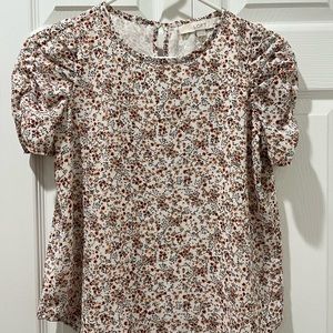 Loft short sleeve blouse